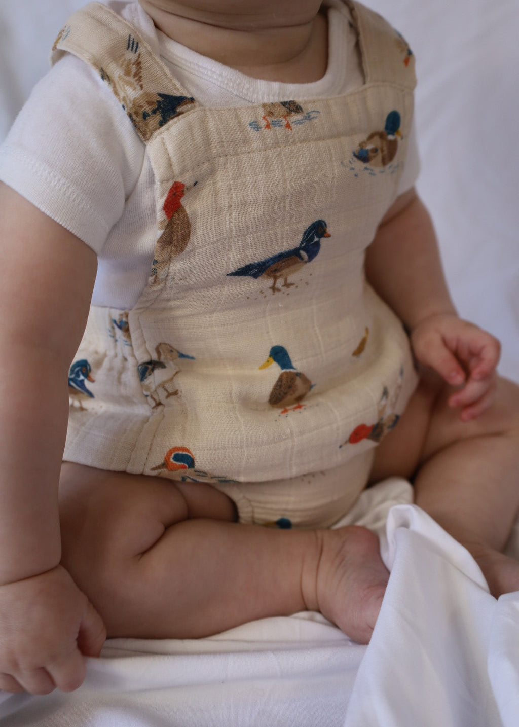 Ducks Muslin Retro Sunsuit