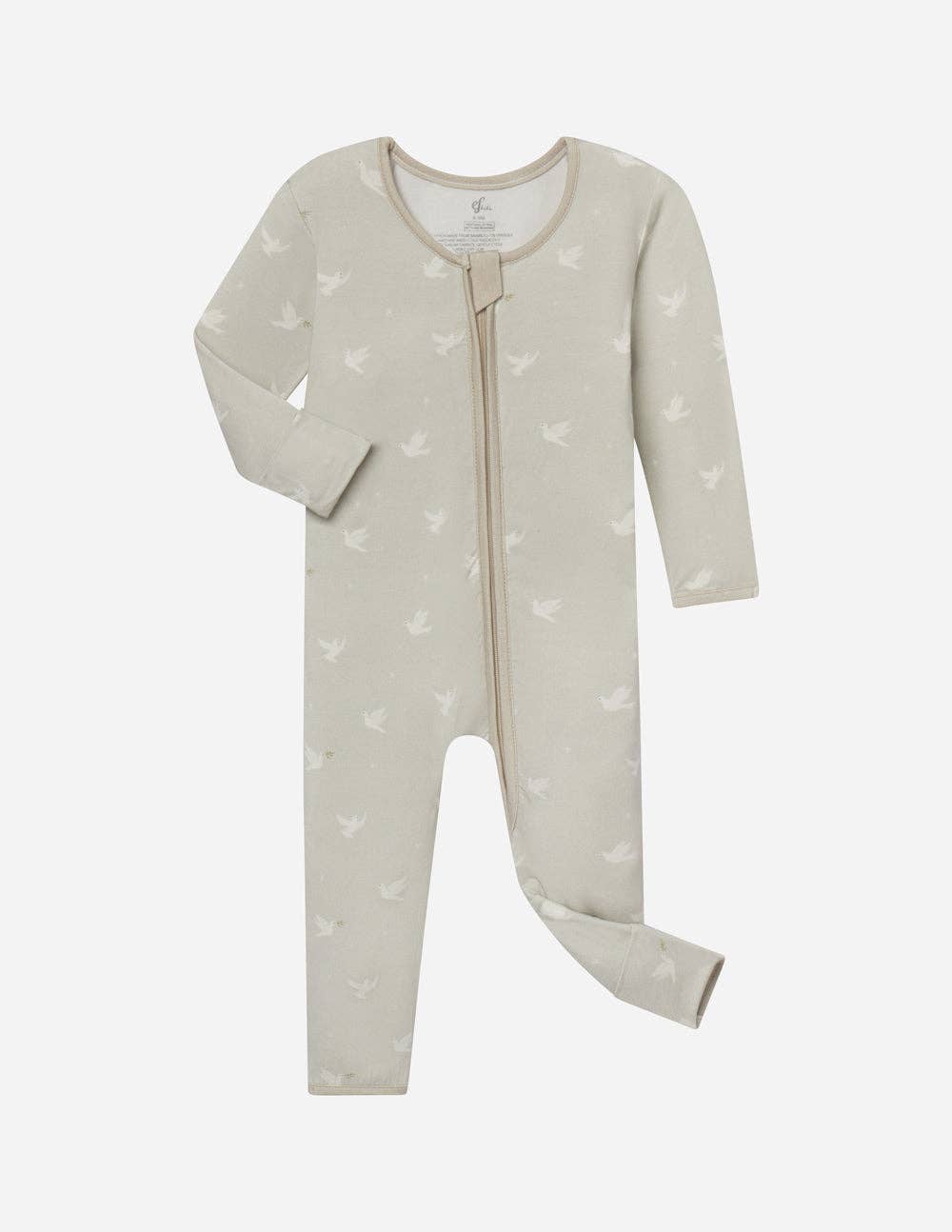 Peace Bamboo Convertible Zipper Romper