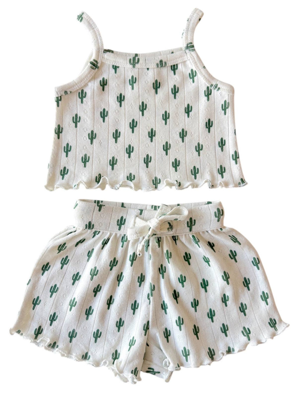 Cactus Organic Pointelle Summer Set