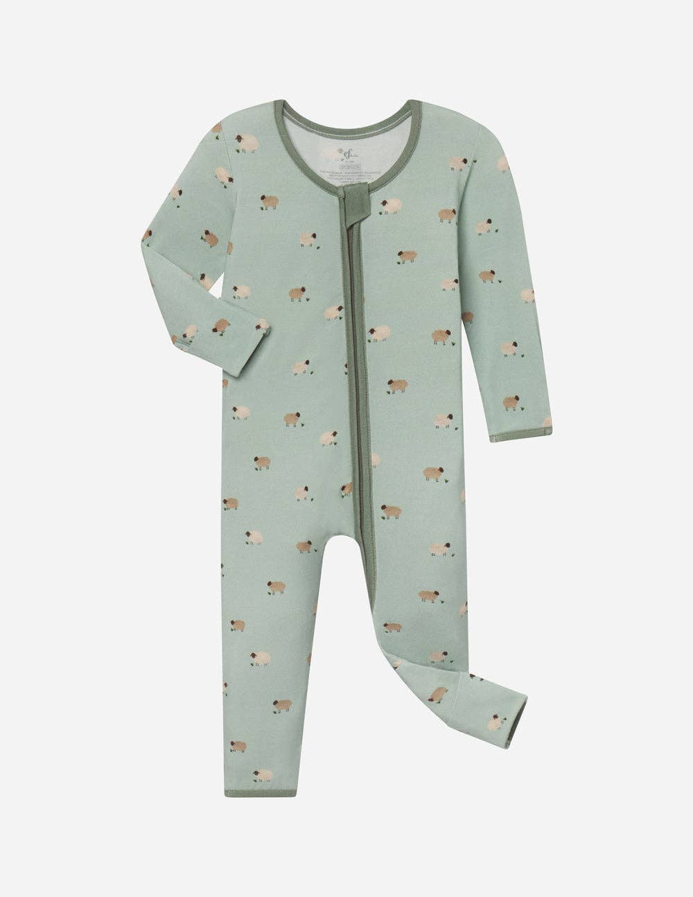 Lamb Bamboo Convertible Zipper Romper