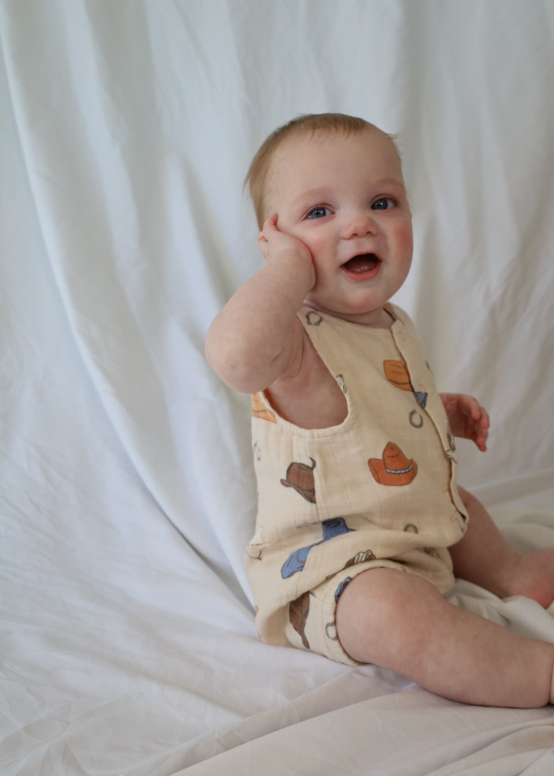 Western Muslin Shortie Romper
