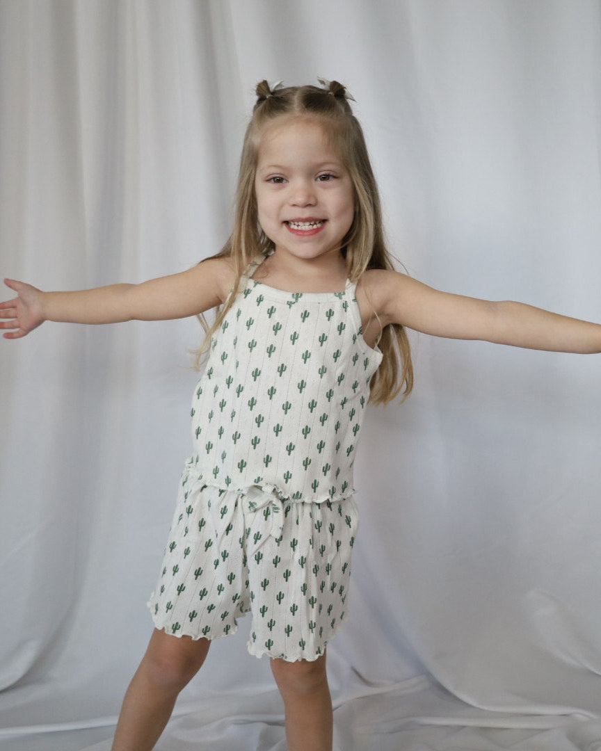 Cactus Organic Pointelle Summer Set