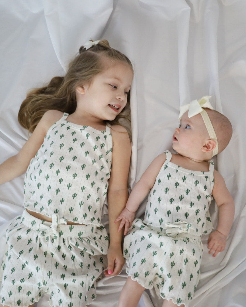 Cactus Organic Pointelle Summer Set