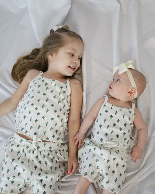 Cactus Organic Pointelle Summer Set
