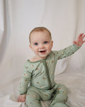 Lamb Bamboo Convertible Zipper Romper