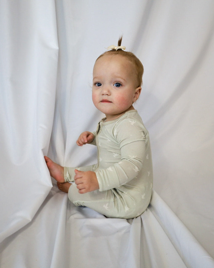Peace Bamboo Convertible Zipper Romper
