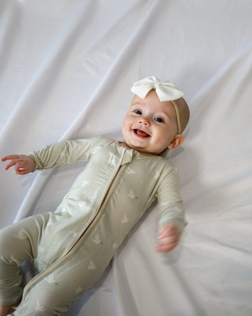 Peace Bamboo Convertible Zipper Romper
