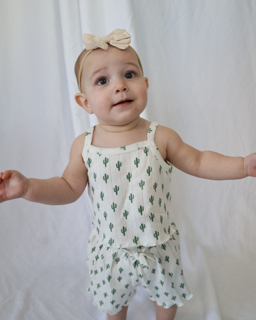 Cactus Organic Pointelle Summer Set