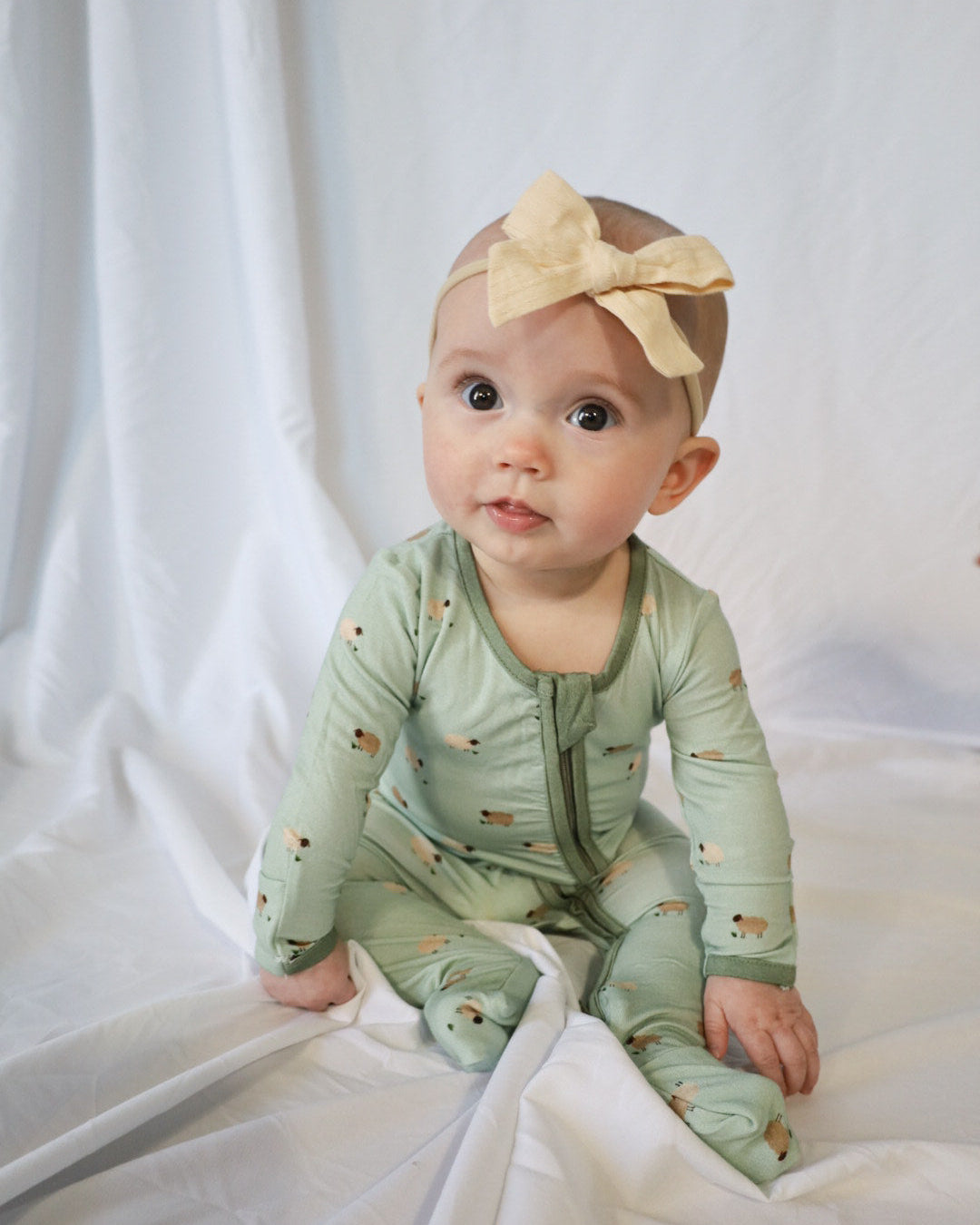 Lamb Bamboo Convertible Zipper Romper