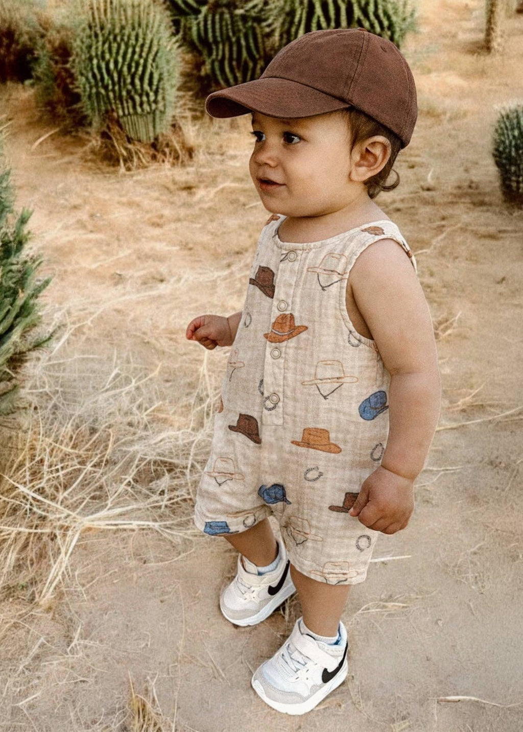 Western Muslin Shortie Romper