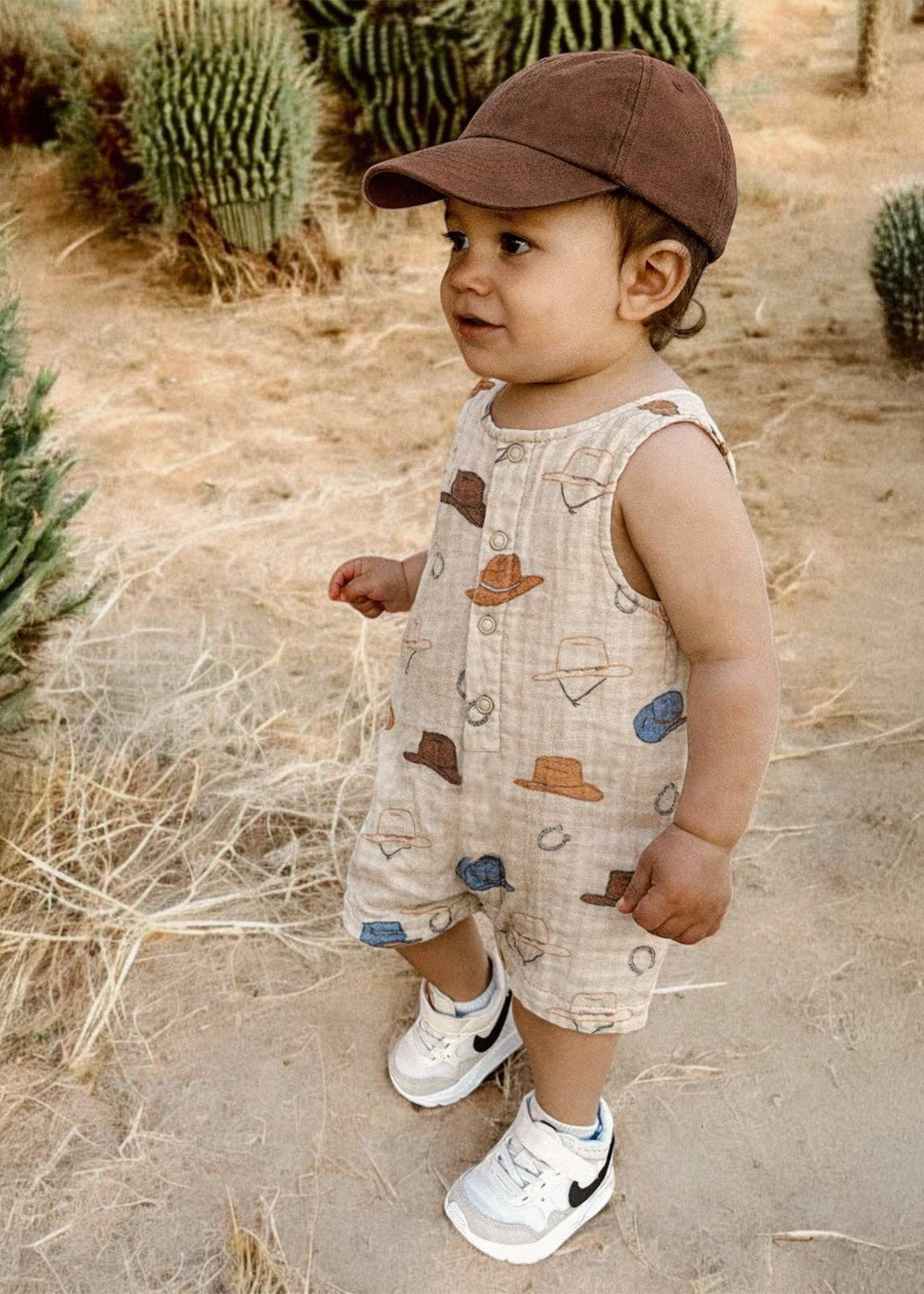 Western Muslin Shortie Romper